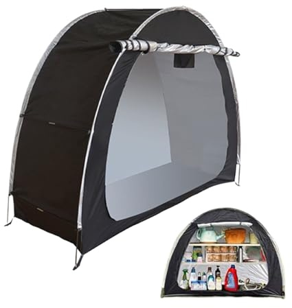 Bike Tent Outdoor Storage, Cycling Shed, Organizer Cover Waterproof Motorcycle Storage Tent Cover | Portable Dust Design for Travel Beach Garden