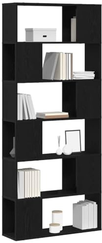 vidaXL Set mobile TV 80 x 24 x 186 cm Nero Legno ingegnerizzato | Hai tanto spazio per le tue cose, Ha un look moderno e fighissimo, È fatto di legno ingegnerizzato resistente