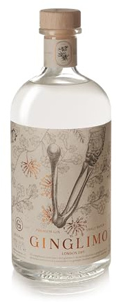 Ginglimo – London Dry Premium Gin – Creato e Distillato in Italia con 10 Botaniche – l’Artiglio del Diavolo vi Stupirà – 70cl 40% vol.