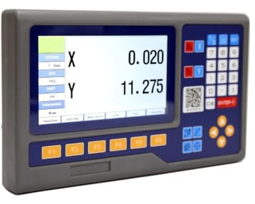 Linear Scale, 8 Languages 2 or 3 Axis LCD DRO Digital Readout Counter For Milling Lathe Turning Machines for Mill Machine(3 axis DRO)