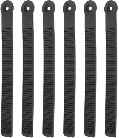 Mikinona Correas de Fijación Ajustables para Snowboard, 6 Unidades, Correas de Escalera Duraderas Compatibles con Fijaciones de Esquí de Montaña, Accesorios Resistentes para Deportes