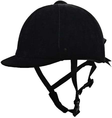 Cap Equitazione Casco da equitazione for uomo, donna e bambino, for, casco portatile per Esterni(Black Model A,52(50-52cm))