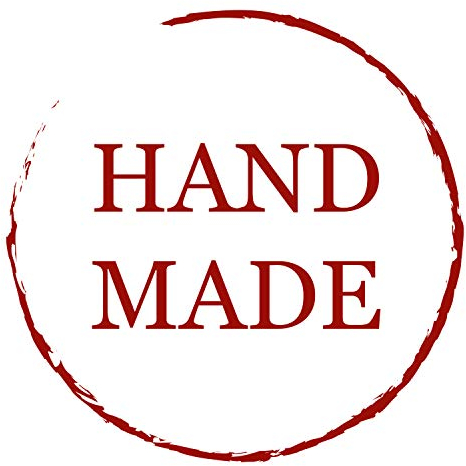 orig. Stemplino® Maxi Stempel - HANDMADE - Für Karten, Geschenke und Selbstgemachtes DIY - hochwertiger Holzstempel 78x46 mm rund - auch schön als Geschenk