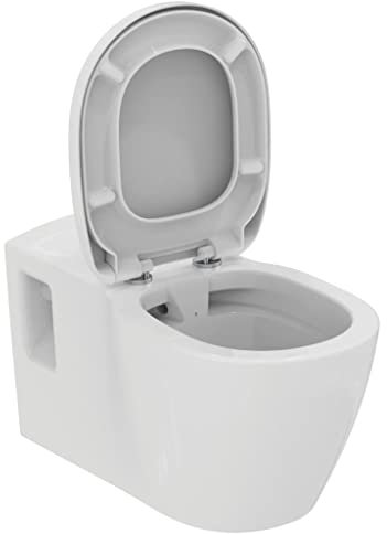 Ideal Standard - Connect Freedom, Vaso sospeso con profondità 70cm, Gamma collettività, Con tecnologia RimLS, Bianco