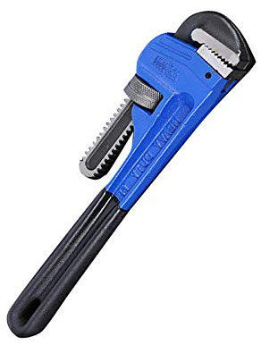 BE-TOOL Rohrzange, verstellbar, strapazierfähig, Stilson-Rohrzange, Schwarz/Blau