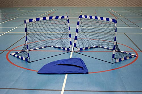 Mini POP-UP Handballtore 1,8x1,2m (Paar) - Pop-Up Handball- oder Fußballtore POWERSHOT - Ideal für den Garten und für Kinder !