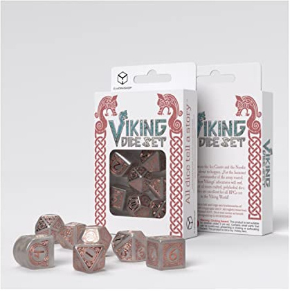 Q-Workshop QWOVIK4T Viking Modern Dice Set: Niflheim (7)
