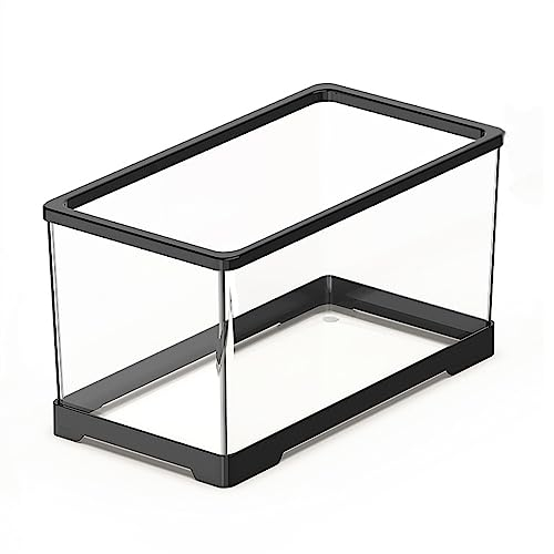 HASMI Aquarium, transparentes Acryl, sturzsicheres Aquarium, kleines und mittelgroßes Aquarium, ökologisches Aquascape-Tank, Heim-Desktop-Tank (Size : L)