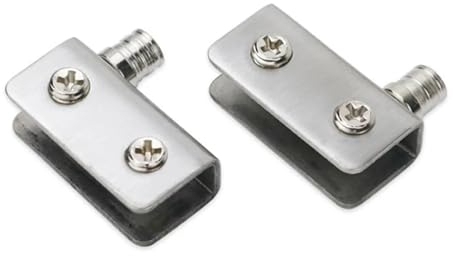 Glasscharniere, einfach zu installierende Schrankscharniere, Glastür-Türscharniere, Glastür-Drehscharniere aus Edelstahl