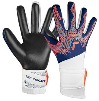 Reusch Pure Contact Silver Torwarthandschuhe für Erwachsene mit negativer Konstruktion und ultimativem Grip