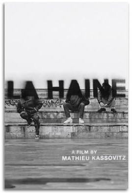 Póster estético de la película La Haine para decoración de habitación, póster artístico para dormitorio, sala de estar, paredes, 30 x 45 cm, estilo sin marco