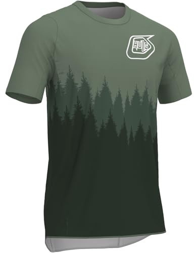 MTB Shirt Herren,Fahrrad Shirt,radshirt Herren Kurzarm,MTB Tshirt,Geeignet Zum Laufen/Radfahren/Wandern Und Anderen Sportarten