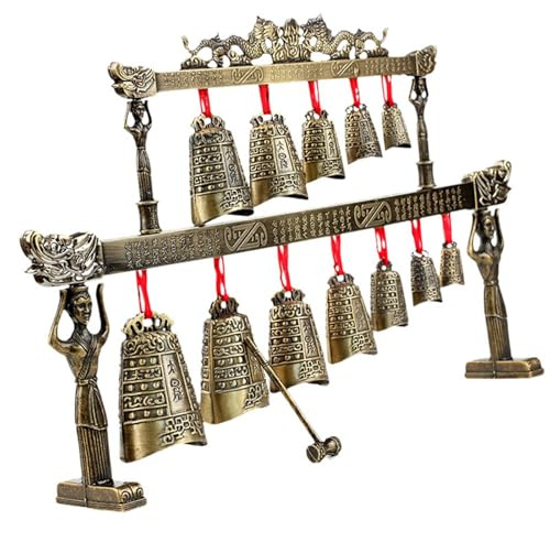 Ornamente Für Musikinstrumente Legierung Musikinstrument Doppelschicht Glockenspiel Modell Ornamente Handwerk Heimtextilien(3/4)