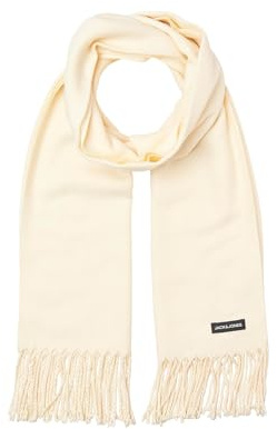 JACK & JONES Jacsolid vävd halsduk Noos, antik vit, en storlek, Antik vit, Einheitsgröße