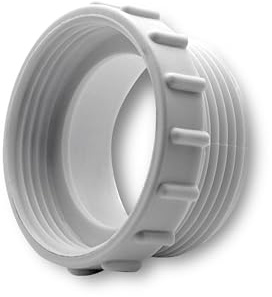 CranPlas CP136 | 1-1/2 Flexible Pipe Connector | Universal Outlet Adapter for UK Fittings | 40mm Euro to UK Threaded Waste Connector | Ideal for Kitchen Sink | Leak-Tested & Heat-Tested