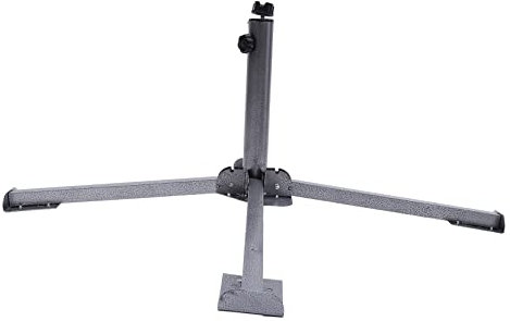 Kisangel Support de Parasol D'extérieur Pliable en Fer Base Stable, pour Parasol de Plage et Sandales Femme