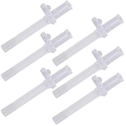 Bianco Beccuccio Riutilizzabile in Silicone 6 Pezzi, per Borracce | Maggior Parte delle Borracce Ugello di Aspirazione, Liscio e Sbavature, Delicato