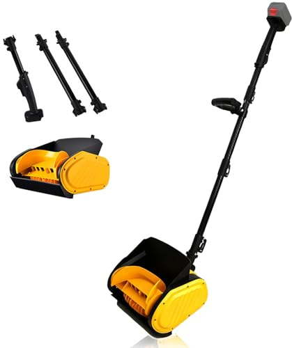 Agrdeed Schneefräse Akku für Makita 18V, Elektrische Schneefräsen Handgeführte akkuschneefräser mit Dreiteilige Demontagestange, bis 16cm Räumhöhe, 28cm Arbeitsbreite, 8m Wurfweite(Ohne Akku)