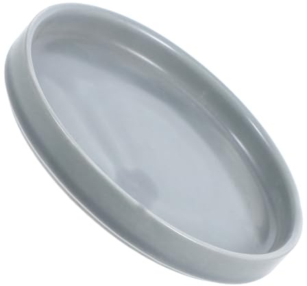 SEWACC Sottovaso Rotondo in Ceramica Resistente per Piante Piattino Base Vaso Vassoio Raccogli-Acqua per Legno Brasiliano Uso Interno ed Esterno Diametro 45 Pollici