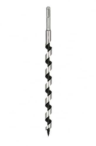 Foret Bois SDS Plus 18 x 220 mm – Mèche à Bois Hélicoïdale Haute Précision – Perçage Rapide Bois Massif, Charpente, MDF, Aggloméré – Acier Trempé Haute Résistance – Usage Professionnel