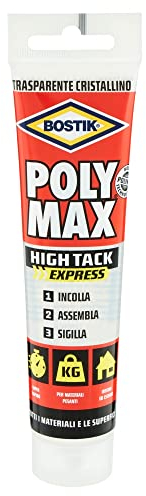 Bostik Poly Max High Tack Express Montagekleber, transparent, Schlauch 115 g