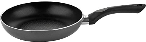 FLORINA - Stekpanna Aluminium MAJA I 22 cm Diameter I Induktionspanna I Universalpanna med Non-stick Beläggning I Lämplig för Induktionshäll, Gasspis och Elspis (Svart)