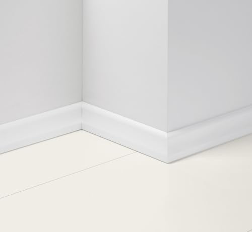 Parador Dekor-Sockelleiste SL 4 Uni weiß D001 Länge 2.20m