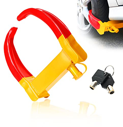 Goyada Trailer Wheel Clamp Security, Anti-Theft Motorhome Caravan Wheel Clamp Lock