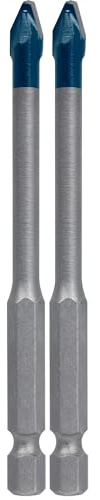 Bosch Accessories 1x Foret Expert HEX-9 HardCeramic (pour Tuiles, Carrelage, Ø 6,00 mm, Accessoire Perceuse à percussion) (Lot de 2)
