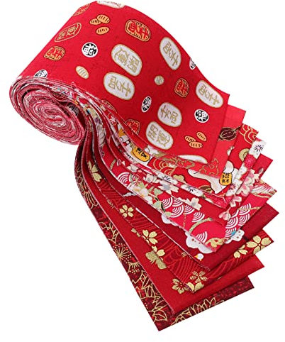 STOBOK Material 1 Rolle handgemachtes Patchwork bettwäsche Handbuch der Stoff Baumwollkleidung Tuch Blatt Baumwolle Patchwork-Material