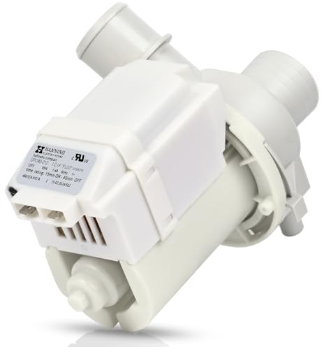 DP040-012 Drain Pump 4681EA1007A 5859EA1004F 5859EA1004P 5859EA1004G WH23X10020 (OEM) Replacement for LG Washer Drain Pump, Fits for WT1101CW WT5001CW WT7200CW WT5270CW WT1201CV WT4970CW WT4870CW