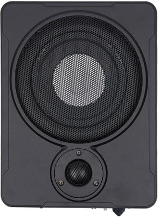 Auto Untersitz Subwoofer Kompakt Kfz Aktiv Bassbox Mit Kabel Set, Aktiv Subwoofer Für Auto 8 Zoll Auto ultradünner Verstärker Subwoofer