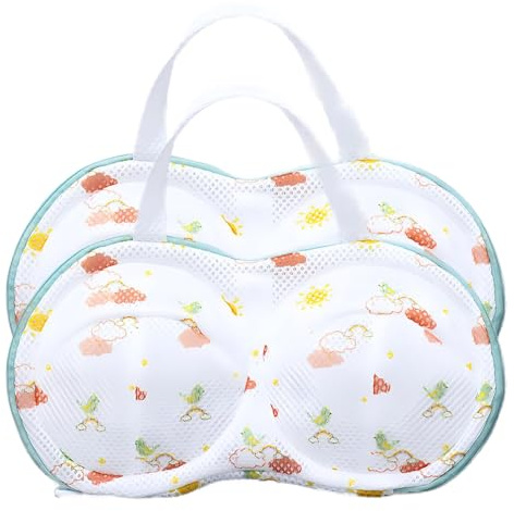 JYJLLM Thickened with bracket bra washing machine bag，laundry bags，travel laundry bag，bra wash bag，laundry bags for washing machine，Suitable for daily use, travel, and business trips (2)