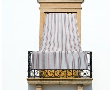 BIANCHERIAWEB Tenda Da Sole A Caduta Per Esterno Balcone Casa Telo Ombra Modello Costarica 150x290 Marrone