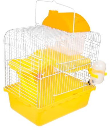 VILLFUL Meerschweinchen Käfig Hamsterhaus Kleintierkäfig Rattenkäfig Chinchillakäfig Cartoon-hamsterzimmer Hamsterversteck Material Zum Zähneknirschen Warm Und Kühles Haus Für Haustiere