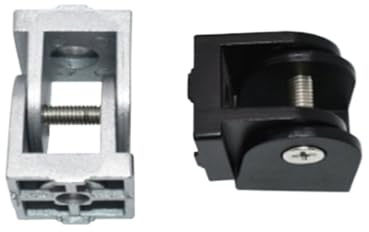 HEXHUASR 1pc Flexible Pivot Joint Connector Cast Aluminum Hinge For 2020/3030/4040 Series Aluminum Extrusion Profiles(4040 black)