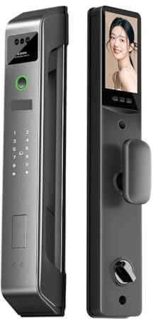 Video Smart Lock mit 3D-Gesichtserkennung per Handvenensensor – Passwort- und Fingerabdruck-Gegensprechanlage mit Monitor