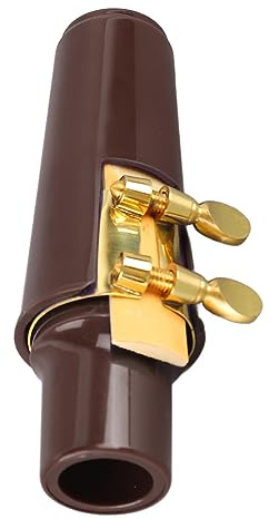 aqxreight Kit d'embout de Saxophone Alto, Accessoires pour Musiciens, Amateurs de Musique, Remplacement de Saxophone Portable (Café)