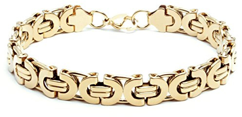 Edelstahl Männer Herren Armband gold silber schwarz Königskette Königsarmband Armkette Hiphop Biker Männerschmuck Geschenk