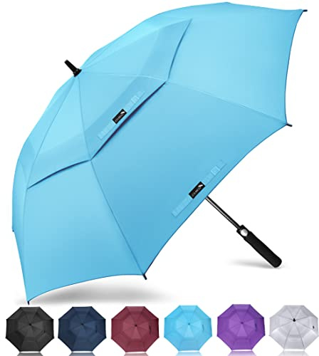 ZOMAKE Regenschirm Groß Sturmfest XL/XXL - Großer Golf-Regenschirm, Windsicher & Stabil, Automatik Großer Schirm, Herren & Damen, 2 Personen, Outdoor & Reise