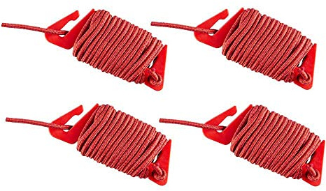 Vaude Guyline Set Campo & Family Ersatzteil red/orange One Size