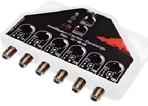 AMPLIFICATEUR REPARTITIEUR TV TNT UHF REGLABLE HD 1 ENTREE - 6 SORTIES 40db, 5V, 470-800 MHZ