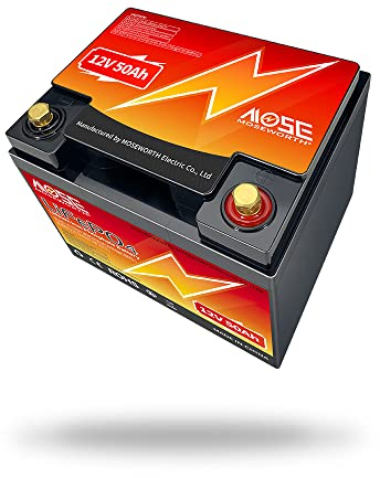 Lifepo4 Akku 12V 50AH, Lithium Batterie Solarbatterie 12V 50A BMS, für Solaranlage, Wohnmobil, Boot, Haushalt, Solarpanel Kit, Camping, RV und Off-Grid