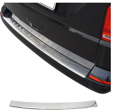 Ladekantenschutz Stoßstangenschutz kompatibel mit VW T6 T6.1 Transporter 2015-24 Chrom