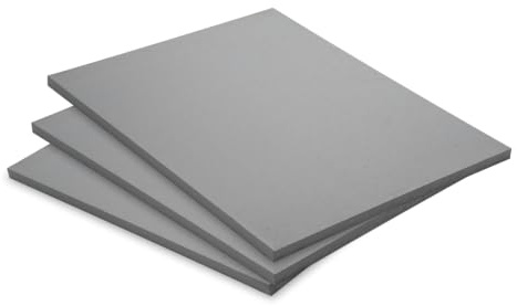 Kalziumsilikatplatte [500x300x20 mm | 3 Stück] - Dämmung Verkleidung Öfen & Kamine - Dämmplatte Klimaplatte niedrige Wärmeleitfähigkeit - 1.000 °C hitzebeständig - Wärmedämmplatte