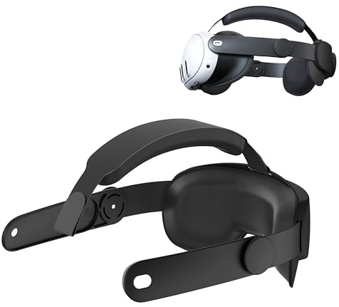 LICHIFIT Verstellbares Kopfband für Meta Quest 3 VR Headset, Zubehör, Kopfband, Komfort, Stress- und Gewichtsreduzierung, Elite-Gurt-Ersatz