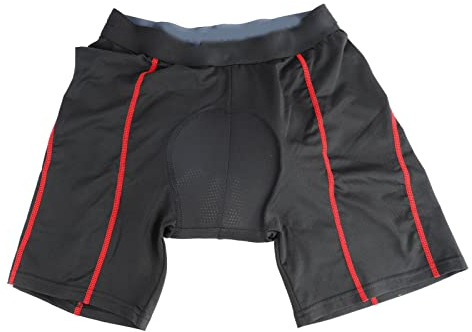 Gavigain hat Fahrradshorts, atmungsaktive, stoßdämpfende Fahrradshorts aus weichem Schwamm und Silikon, Fahrradshorts für Männer und Frauen hinzugefügt (L)