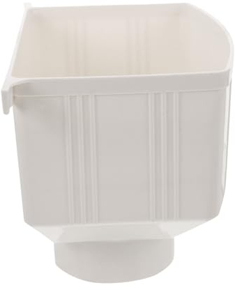 HOMSFOU Seau de pluie en PVC rallonge de pluviale extension de de gouttière gouttiere pvc gouttière pvc entonnoirs filtre évacuation des eaux pluviales barils de pluie
