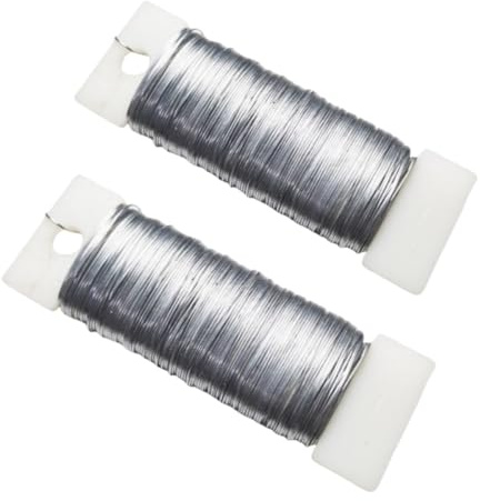 70m Florist Wire for Wreath Making Christmas Wreath Wire | Floristry Wires 22 Gauge Garden or Craft Binding Flower Xmas DIY Flower Arrangement Crafting Binding