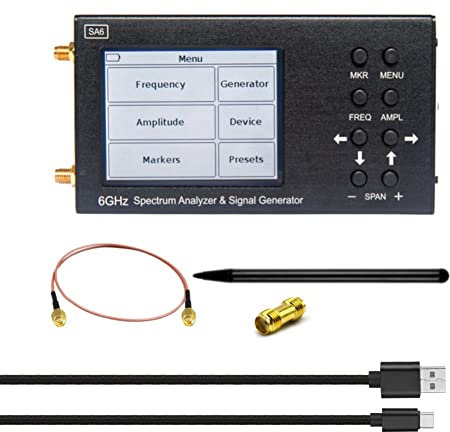 TYREE 1Set SA6 Signal Generator RF Signal Source Wi-Fi 2G 4G LTE CDMA GSM Beidou Black